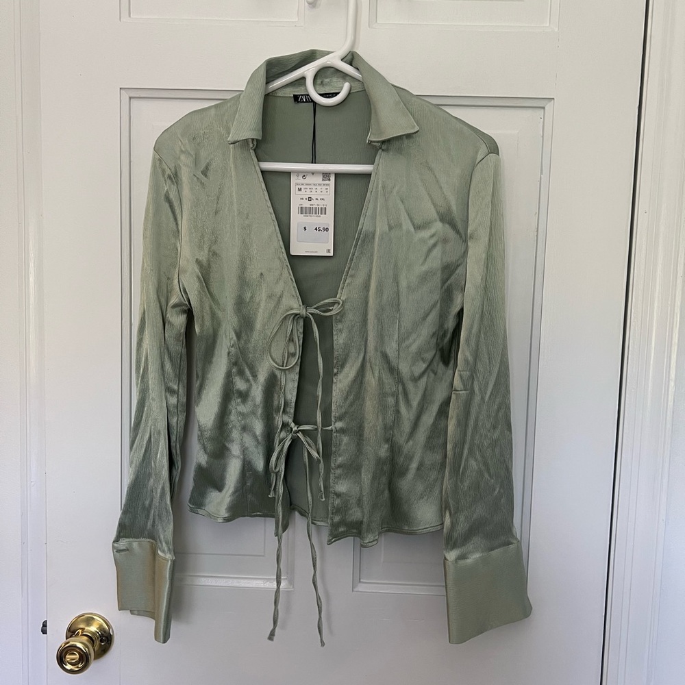 Zara tie top